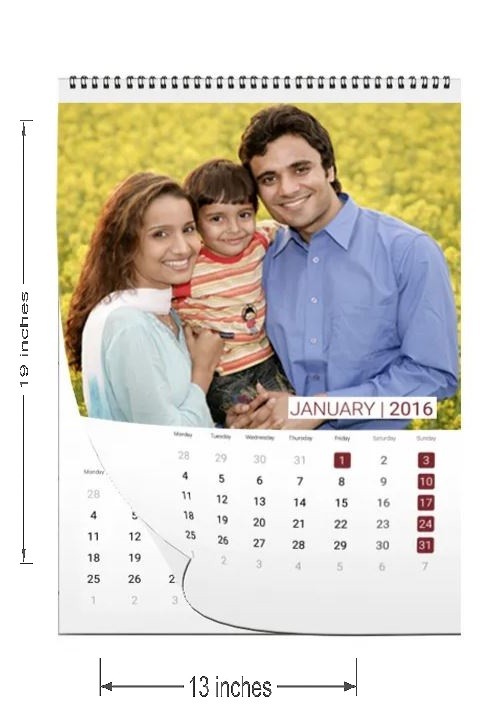 Photo Calendar 12 page  Desk & Wall Hanging-JMD Enterprises