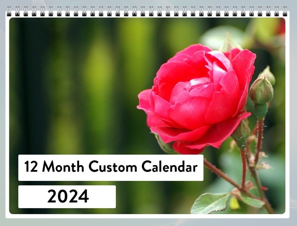 Photo Calendar 12 page  Desk & Wall Hanging-JMD Enterprises