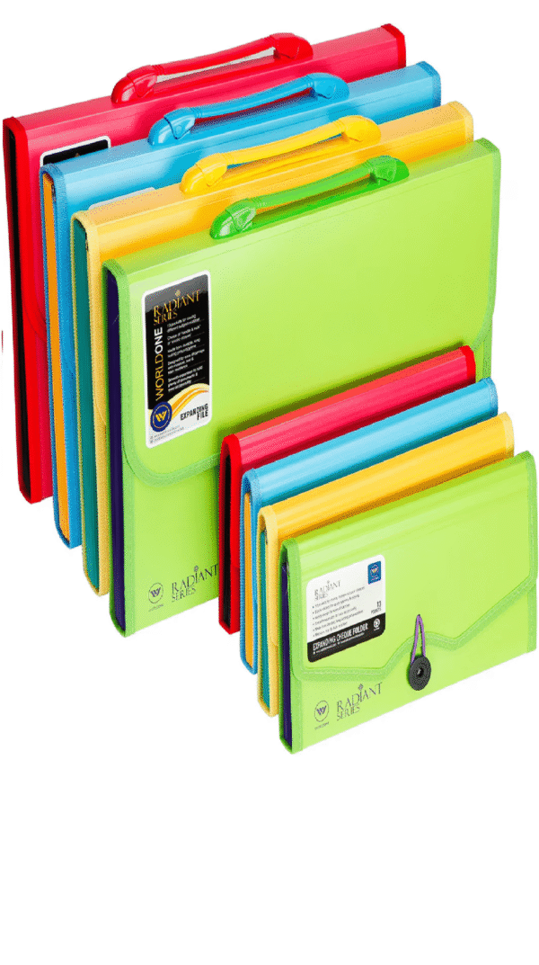 World one expanding cheque folder- Radiant Series