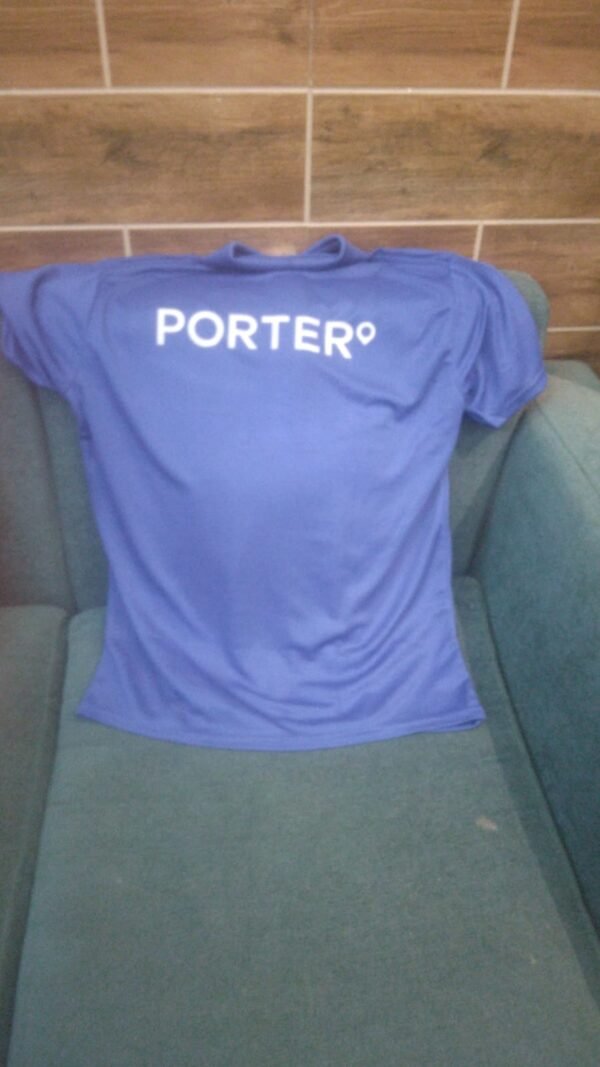 Porter Polo T-Shirt | Blue Porter Uniform T-Shirt with Logo – JMD Enterprises