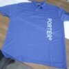 Porter Polo T-Shirt | Blue Porter Uniform T-Shirt with Logo – JMD Enterprises