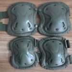 Tactical Knee and Elbow Pads - Professional Protective Pad Army Combat Outdoor Sports Safety Gear with Adjustable Straps-jmdenterprises.co.in