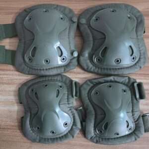Tactical Knee and Elbow Pads - Professional Protective Pad Army Combat Outdoor Sports Safety Gear with Adjustable Straps-jmdenterprises.co.in