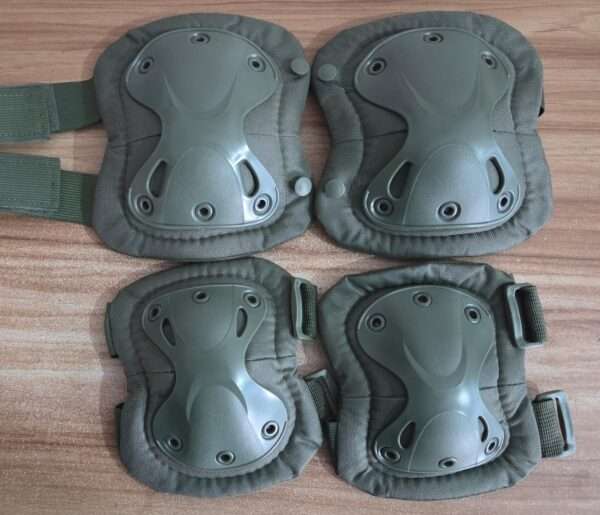 Tactical Knee and Elbow Pads - Professional Protective Pad Army Combat Outdoor Sports Safety Gear with Adjustable Straps-jmdenterprises.co.in