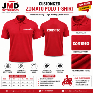 Customized Blinkit T-Shirt | Delivery Uniform Manufacturer India
