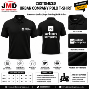 Customized Urban Company T-Shirt Manufacturer in India