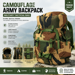 Camouflage Army Backpack / Military Tactical Bag