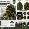 Camouflage Army Backpack Military Tactical Bag