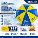 Customized Promotional Folding Umbrella Manufacturer & Wholesale Supplier in India