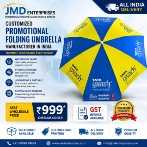 Customized Promotional Folding Umbrella Manufacturer & Wholesale Supplier in India