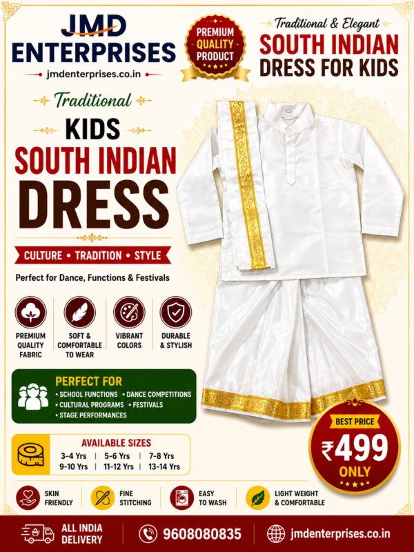 Buy Indian State Dance Costumes for Kids including Punjabi Giddha, Bharatanatyam, Bengali, South Indian and Gujarati Garba dresses. Wholesale & bulk orders available.