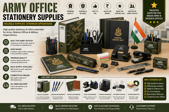 Army Office Stationery Supplies and Military Office Products