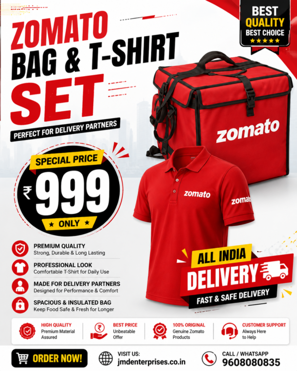 Promotional Products / Uniforms / Delivery Bags / Restaurant Supplies-jmdenterprises.co.in
