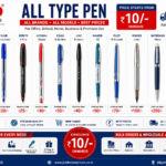 All Type Pens – Ball Pen, Gel Pen, Roller Pen & Premium Pens | All Brands & Models
