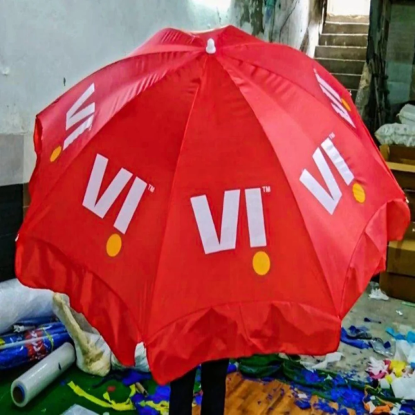 Corporate Advertisement Umbrella | Mother Dairy Promotional Umbrella – JMD Enterprises