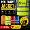 Reflective Safety Jacket with Custom Logo Printing | High Visibility Safety Vest-jmdenterprises.co.in