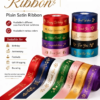 Custom Printed Satin Ribbon with Logo & Name | Personalized Branding Ribbon