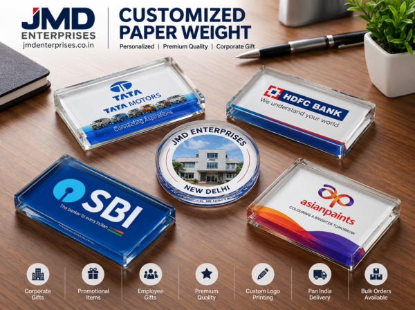 Customized Paper Weight Printing with Company Logo