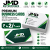 Buy premium 300 GSM business cards with full-colour front & back printing. Custom design, bulk orders and door delivery across India by JMD Enterprises.