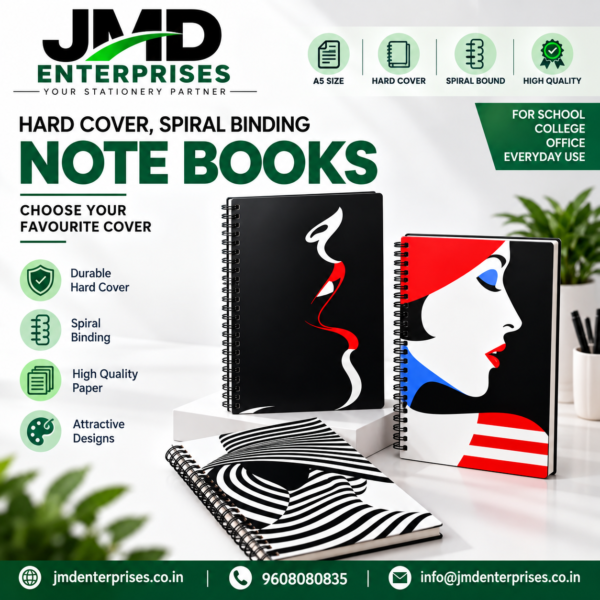 Buy premium 300 GSM business cards with full-colour front & back printing. Custom design, bulk orders and door delivery across India by JMD Enterprises.
