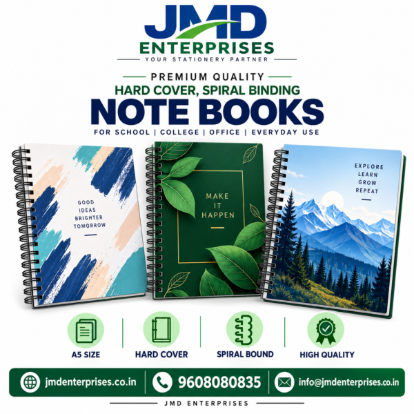 Buy premium 300 GSM business cards with full-colour front & back printing. Custom design, bulk orders and door delivery across India by JMD Enterprises.