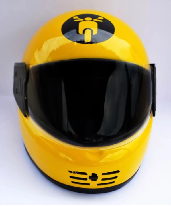 Yellow Roadking Helmet for Motorcycle