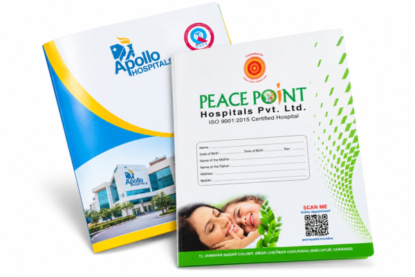 Customized Hospital File & Folder Printing in Delhi – Patient Medical Record File with Logo | JMD Enterprises
